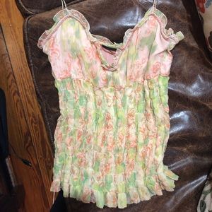 Elie Tahari NWT spaghetti strap top size S/P